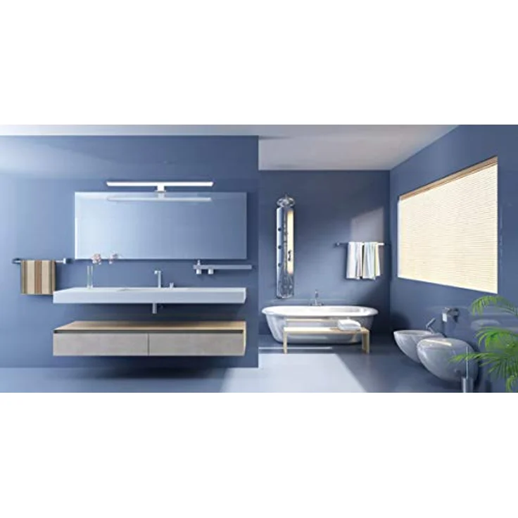 LED Spiegelleuchte, 78cm, 15W, IP44, Neutralweiß – Bild 8