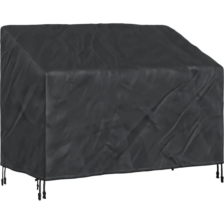 vidaXL Abdeckung für Gartenbank 134 x 70 x 65 / 94 cm 420D Oxford Stoff 4105946 – Bild 2