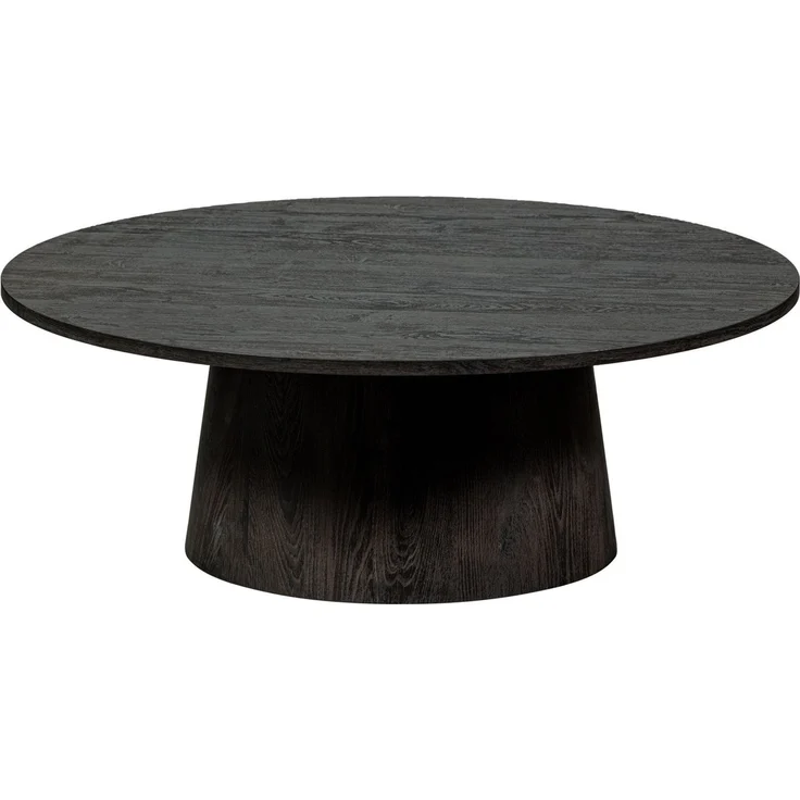 Couchtisch Ativ aus Holz Dunkelbraun, Ø 100 cm – Bild 1