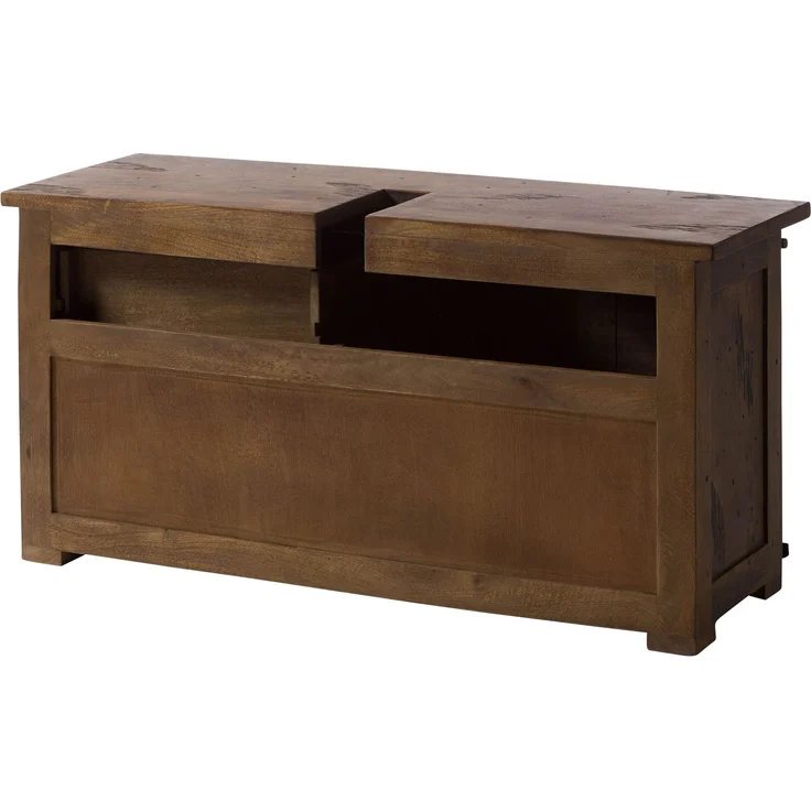 Waschbeckenunterschrank Mango 120x40x60 braun lackiert RAILWAY #477 – Bild 13