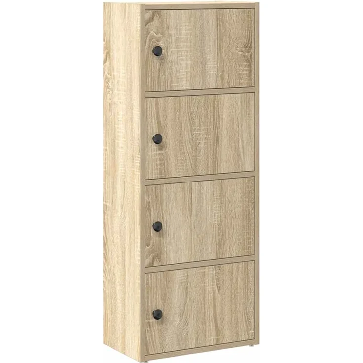 vidaXL Bücherregal Sonoma-Eiche 40x24x102 cm Holzwerkstoff 860375 – Bild 2