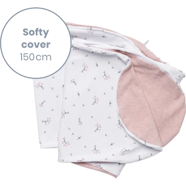 Doomoo Softy Flower Pink Stillkissenbezug Rosa hel
