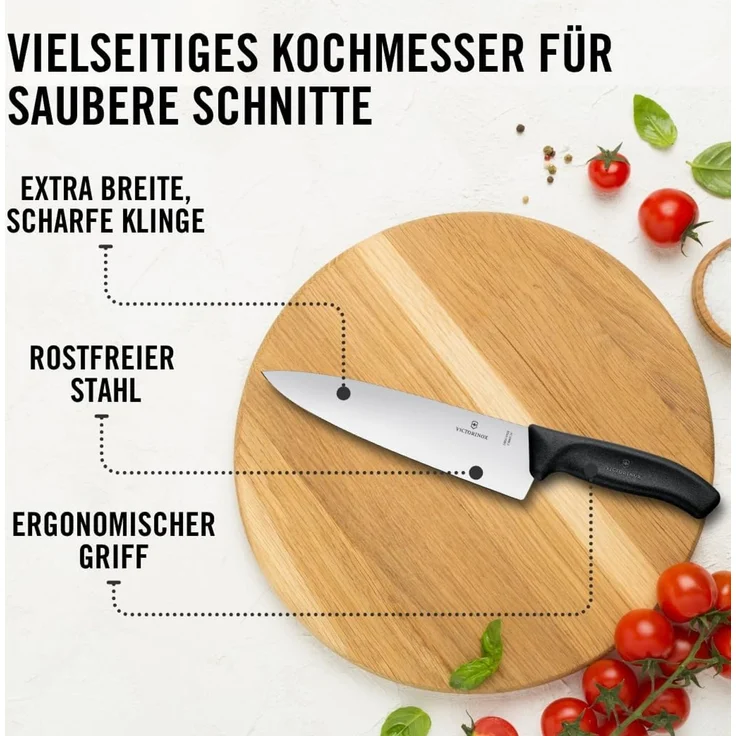 Victorinox Kochmesser 6.8063.20B Extra breites Tranchiermesser – Für präzises Tranchieren – Bild 4