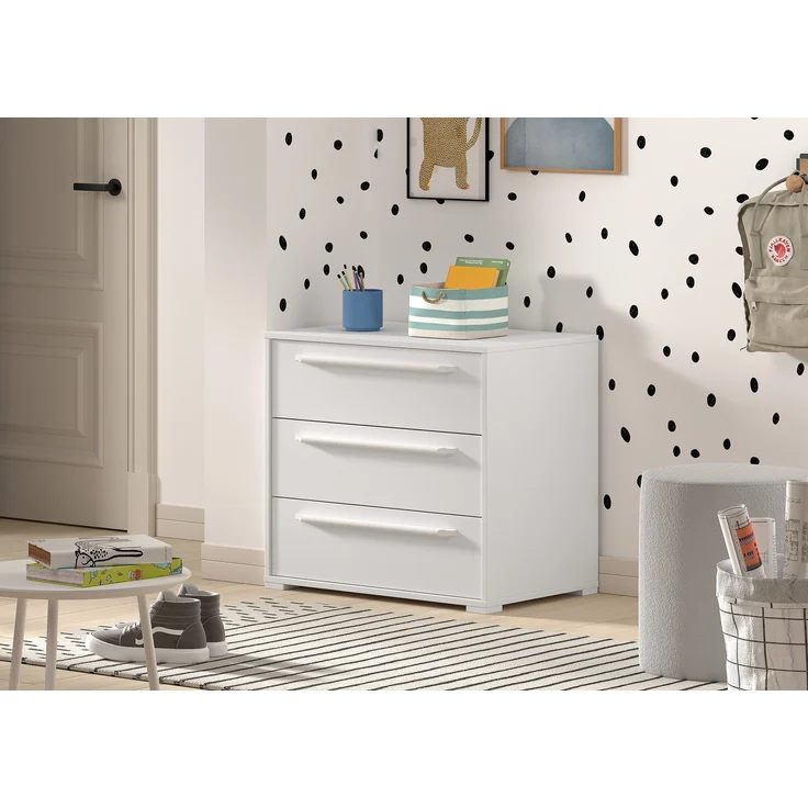 Halbhohes Bett mit Schreibtisch Kommoden Sam 98 x 219 x 116.6 cm – Bild 4