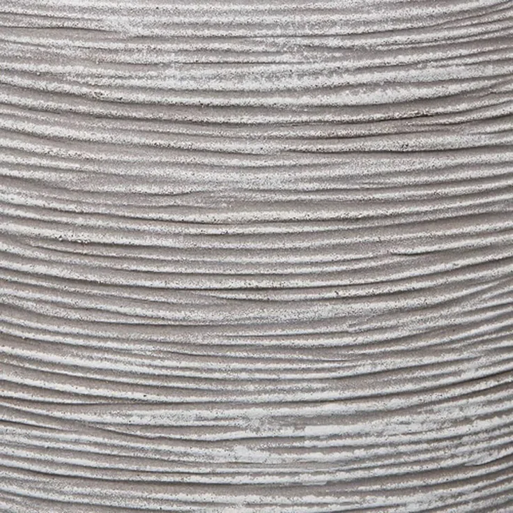 Capi Blumentopf Nature Rib Elegant Niedrig 36x47 cm Elfenbein KOFI782 424227