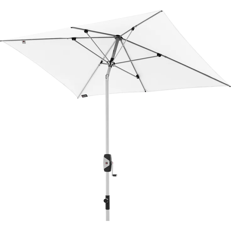 Knirps Sonnenschirm / Kurbelschirm "Automatic 230 x 150" mit Höhenverstellung, weiß, 230 x 150 cm – Bild 2