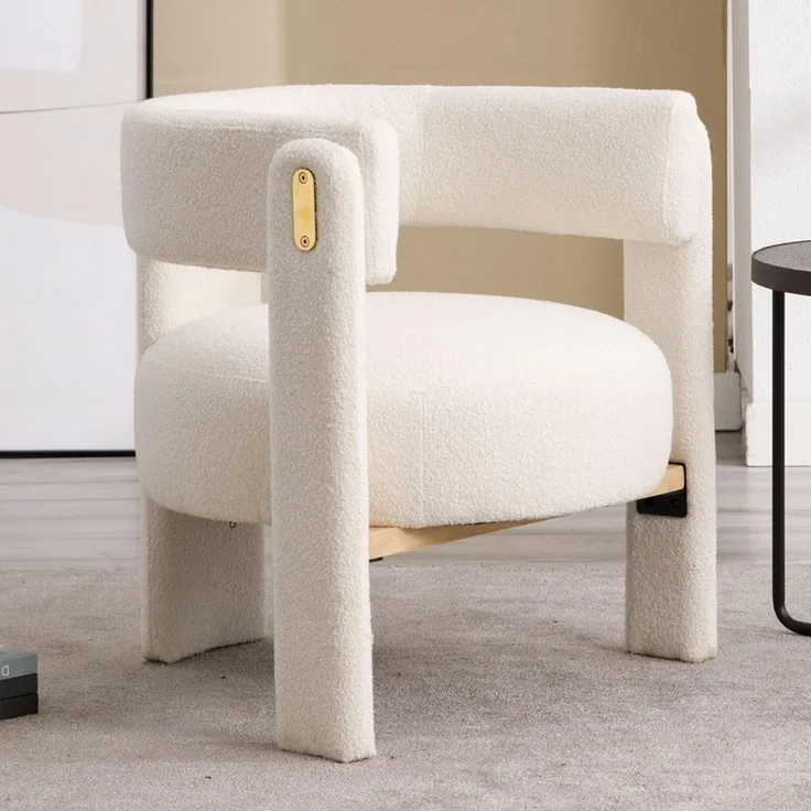 WAHSON OFFICE CHAIRS Ohrensessel Moderner Loungesessel mit hoher Rückenlehne für Wohn- & Schlafzimmer