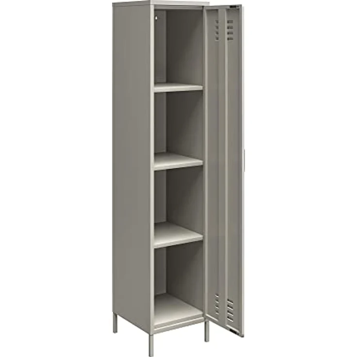 DHP Furniture Dorel Home Metallschrank, Schließfach, Taupe, Einheitsgröße – Bild 5