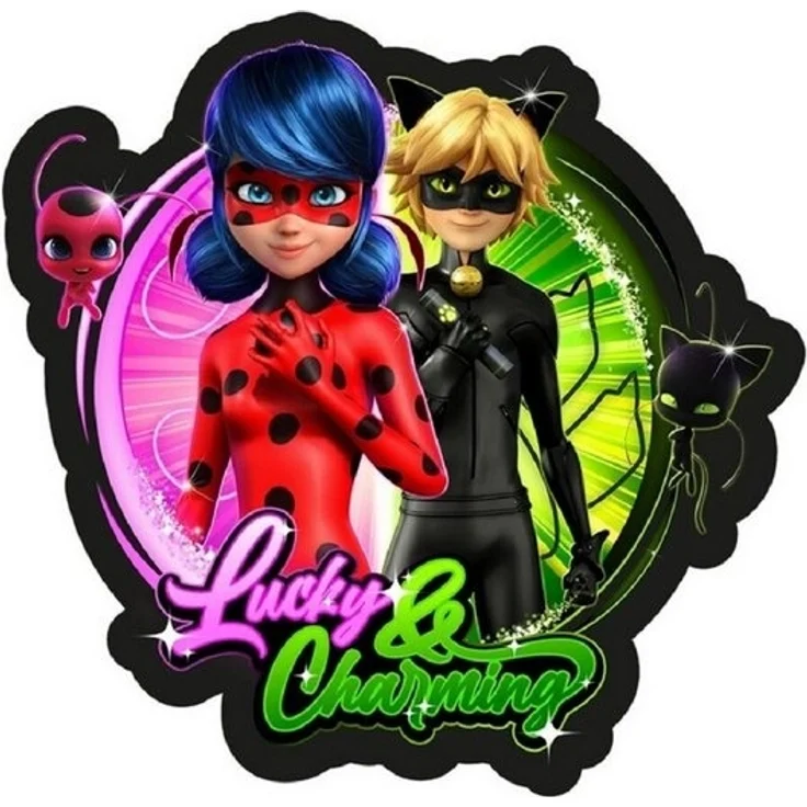 Miraculous Ladybug Kuschelkissen – Flauschiges Kopfkissen für Mädchen & Jungen – Bild 2