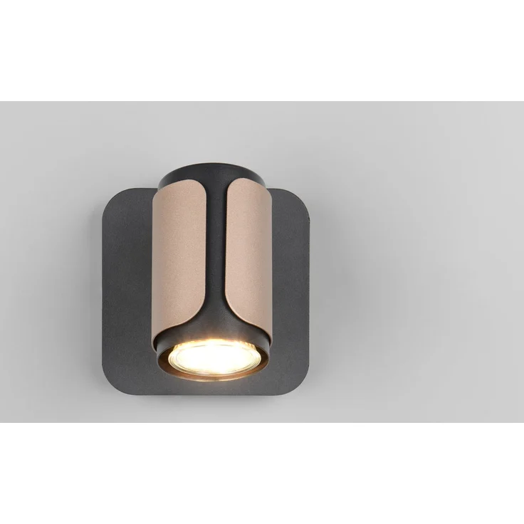 Trio Spot Gillan GU10 schwarz coffee – Bild 3