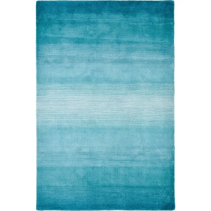 THEKO Wollteppich Wool Comfort, rechteckig, Höhe: 15 mm, Handweb Teppich, reine Wolle, handgewebt, brilliante Farben, Scandi
