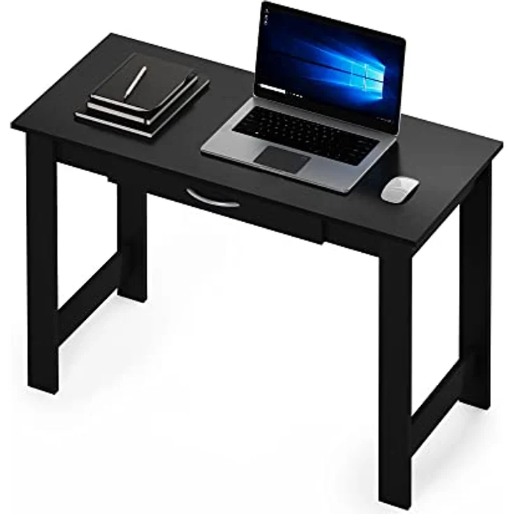 Furinno JAYA Schreibtisch, PC-Tisch mit Schublade, Schwarz, 99.6 (B) x 73.7 (H) x 44.5 (D) cm – Bild 6
