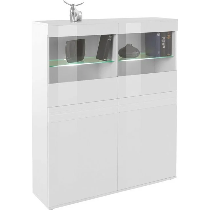 borchardt Möbel Vitrine Florenz Höhe 125 cm – Bild 4