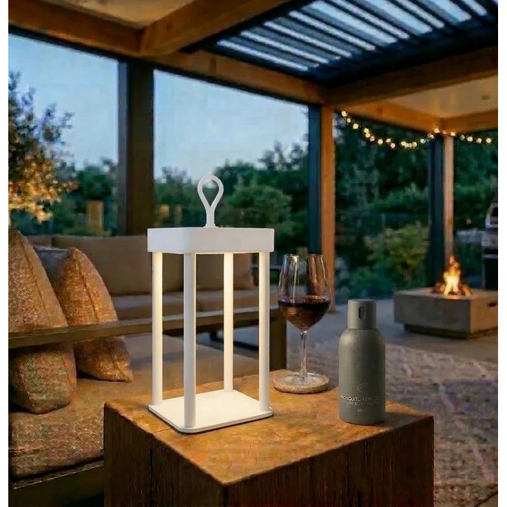 Coen Bakker Deco BV LED Außen-Tischleuchte Touch Tischlampe dimmbar mit Akku, In-/Outdoor, Touch-Funktion, LED fest verbaut, Kaltweiß, Warmweiß, Tageslichtweiß – Bild 2