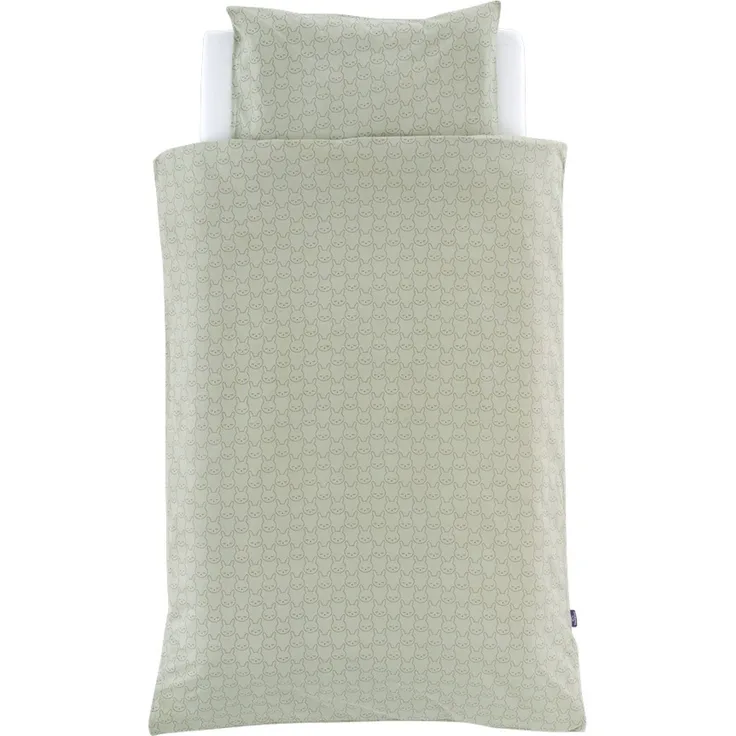 Träumeland Bettwäsche Jersey Kuschelhase grün 100/135 + 40/60 cm