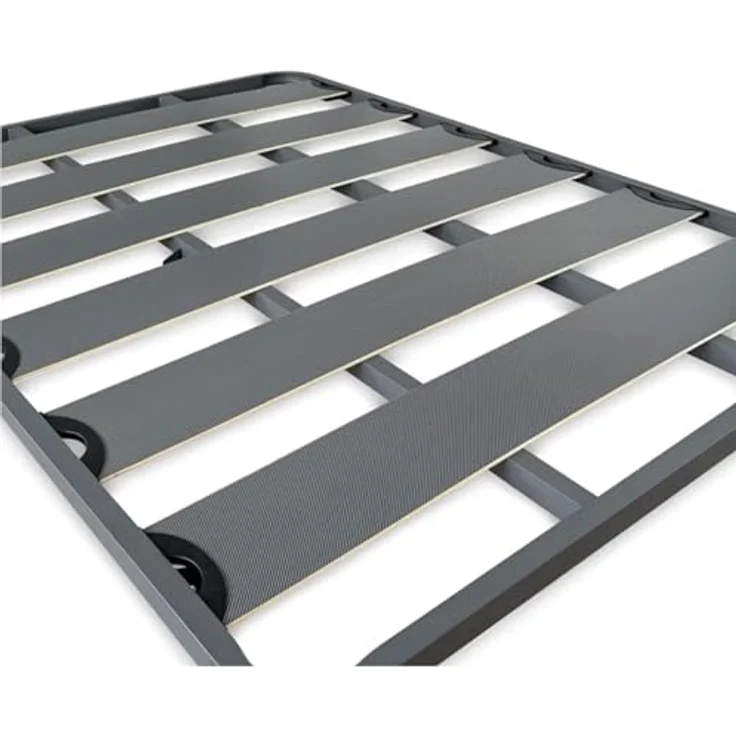 Homey Verstärkter Lattenrost mit Breiten Lamellen, geräuschhemmend, Struktur 40x30 mm, mit Schraubfüßen, stark und robust, 150x200 cm – Bild 7