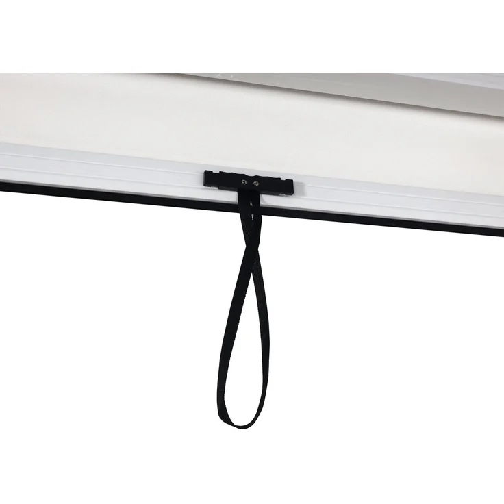 Seitenwand für Pergola HWC-L46, Pavillon Rollo Ersatzseitenwand, Stoff/Textil sturmfest 3x3 m ~ weiß – Bild 5