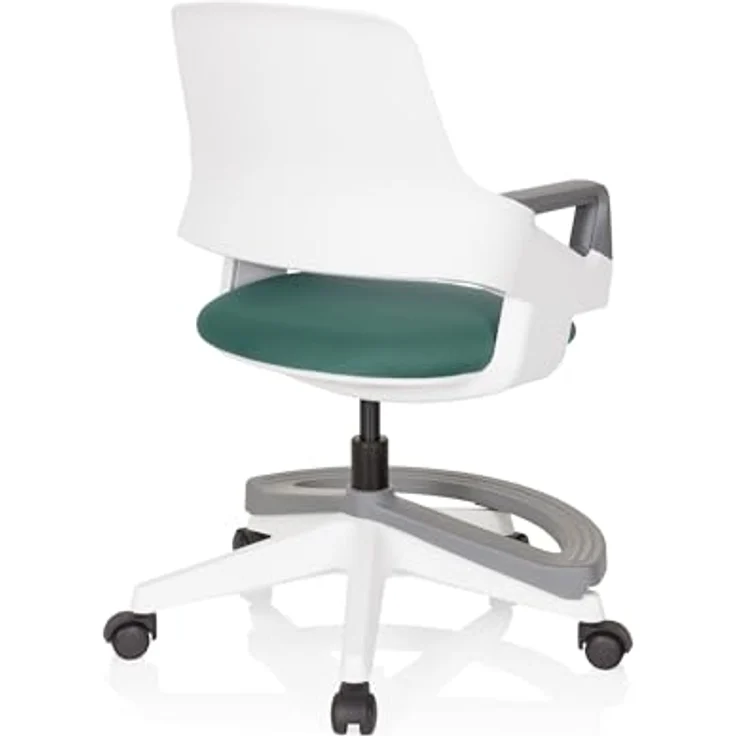 hjh OFFICE Kinder- & Jugendstuhl Kid Flex – Mitwachsender Drehstuhl mit Verstellbarer Rückenlehne, individuell anpassbar, 4–14 Jahre, Petrol – Bild 6