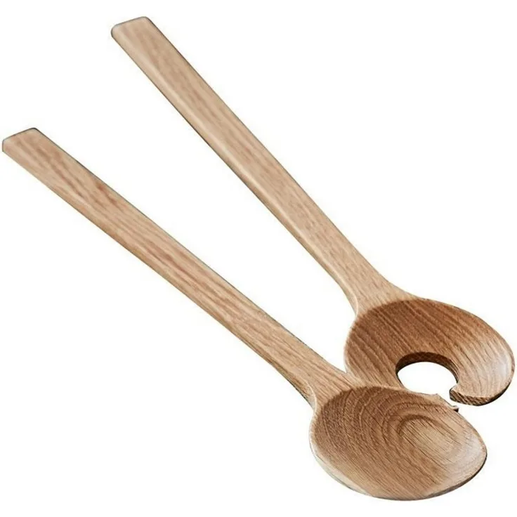 Bitz Salat-Besteck Eiche 24 cm