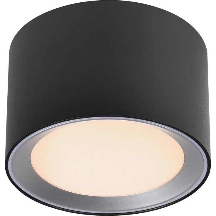 Nordlux Landon 8 LED Badleuchte 6,5W IP44 Schwarz warmweiss