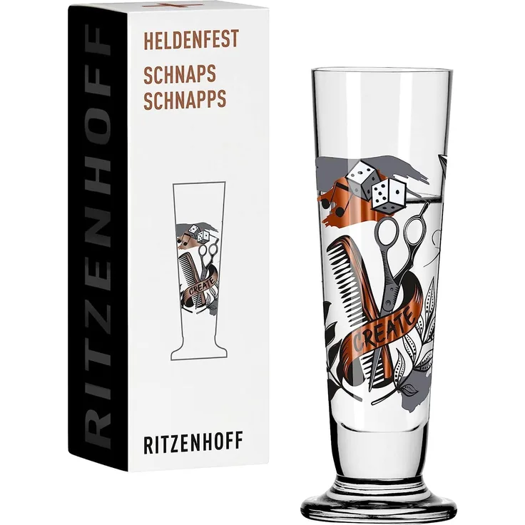 Ritzenhoff 1061009 Schnapsglas #9 HELDENFEST Werner Bohr 2022