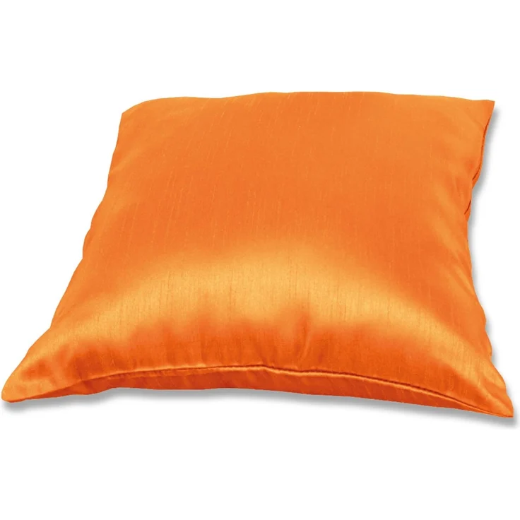Kissenhüllen Alessia in Unifarben mit und ohne Kissenfüllung, gemütlich und anschmiegsam in vielen verschiedenen Farben erhältlich (orange - möhre/40x40 cm/ohne Füllung) – Bild 5
