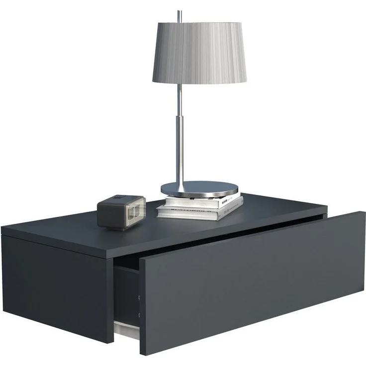 VCM Nachttisch Usal 918290 Anthrazit H. 15 x B. 60 x T. 30 cm – Bild 2