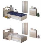 PARISOT 'Charly' 4-tlg. Kinderzimmer-Set mit Bettkasten