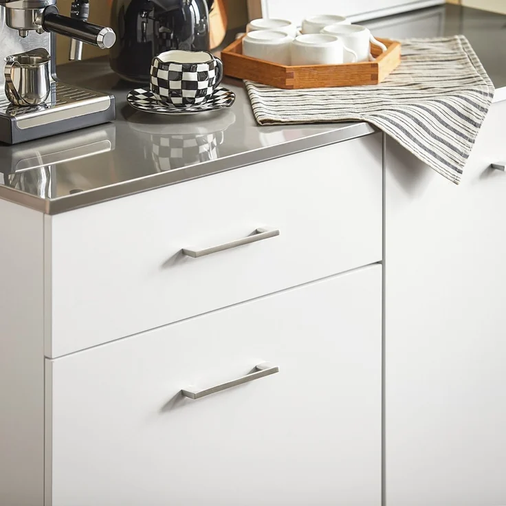 SoBuy FKW117-W Kücheninsel, MDF, Lackiert, Weiß, 120 x 90 x 56 cm – Bild 8