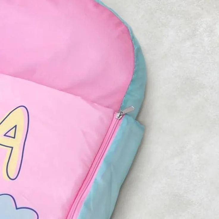 PEPPA PIG Character World and Friends ReadyBed Kids aufblasbares Luftbett und Schlafsack mit Pumpe | Reisematratze für Übernachtungen und Camping oder Zuhause, Rose – Bild 6