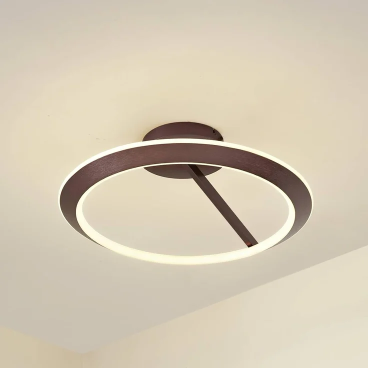 Lucande Deckenleuchten Eldra, Enthalten, 1 x 35 W LED, Farbwechsel warmweiß / tageslicht – Bild 2