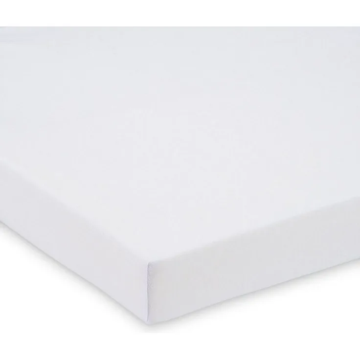 FabiMax 2689 Jersey Spannbetttuch für 6-Eck-Laufgitter, weiß, 6-seitig, ca. 105x120 cm