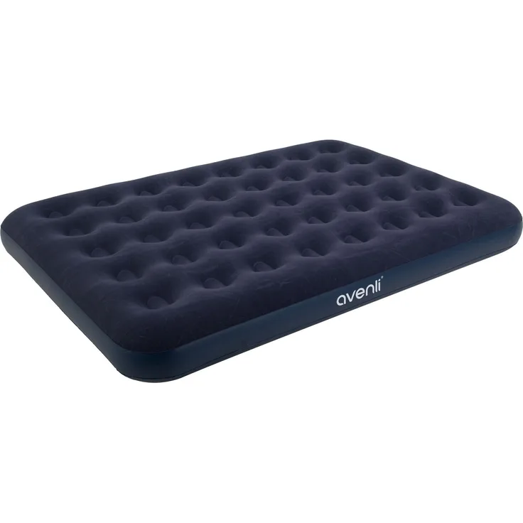 Avenli Luftbett aufblasbar, PVC blau, 191 x 137 x 22 cm