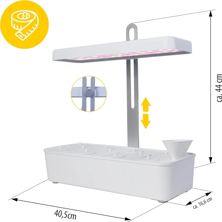 Northpoint Pflanzenlampe LED Pflanzenleuchte Gewächslampe 22W 1350 Lumen 10 Setzlinge – Bild 2