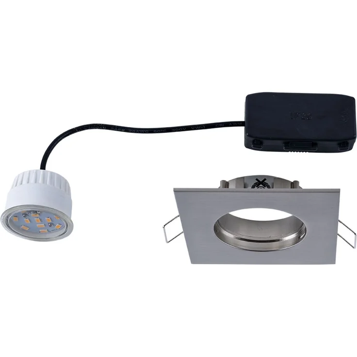 LED Einbauleuchte, IP44, Alu, Zink, silber, L 8,6 cm Paulmann – Bild 8