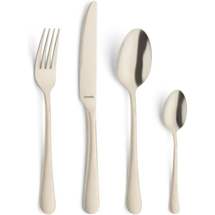 Amefa AUSTIN Besteckset 32-teilig PVD champagner mattiert – Bild 1