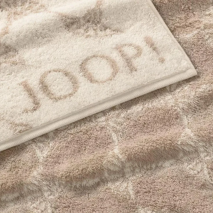 2 Stück Joop! Handtuch Cornflower 1611-36 Creme 50x100 – Bild 2