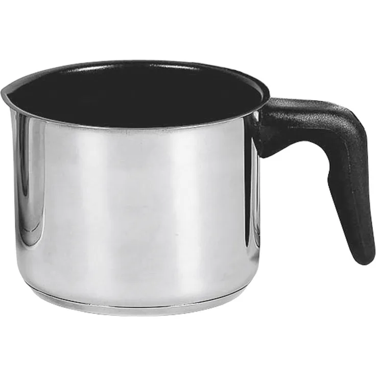 KARL KRÜGER Milchtopf mit Ausguss innen antihaftversiegelt 1,6 Liter Ø14cm Edelstahl