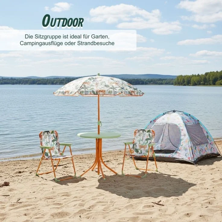 Camping Kindersitzgruppe mit Schirm 10028889_8684 – Bild 2