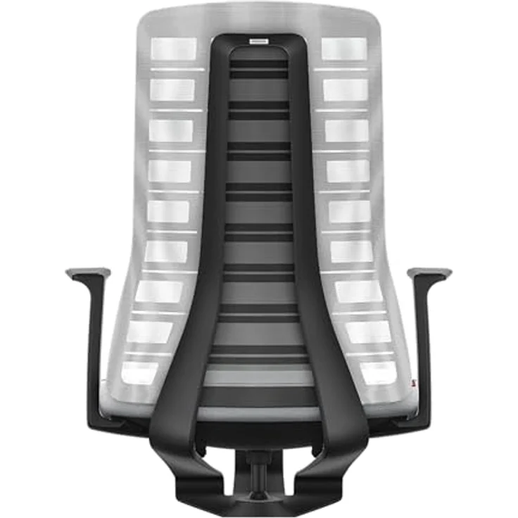 Interstuhl Bürostuhl Pure Active Edition, ergonomischer Drehstuhl mit Smart-Spring Technologie, 4D-Armlehne, Weiß | Hellgrau, Made in Germany – Bild 3