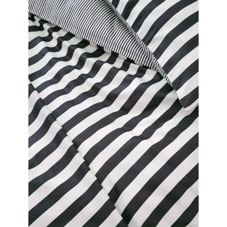 Marc O'Polo Home Bettwäsche Classic Stripe 135 x 200 cm, Navy, Satin, 2 teilig – Bild 4