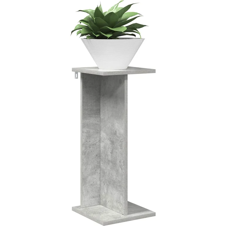 vidaXL Pflanzenständer 2 stk. Betongrau 25 x 25,5 x 60,5 cm 899665 – Bild 3