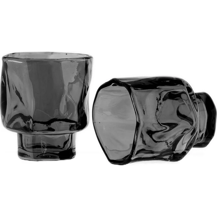 Mini-Gläser 70 ml - 6er Set für Getränke & Desserts - Grau – Bild 1