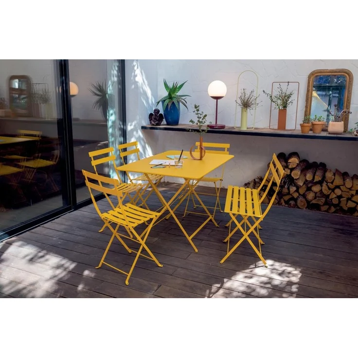 Bistro Klappbank 2-Sitzer Gewittergrau – Bild 4