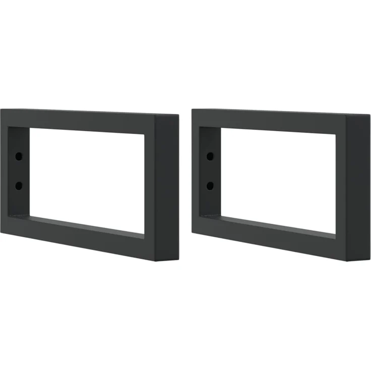 vidaXL Waschbeckenregal Wandmontage Stahl und Akazienholz 3302673 – Bild 7