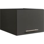 Laundreezy Aufsatzschrank, Holzwerkstoff anthrazit, 50 x 38 x 68 cm