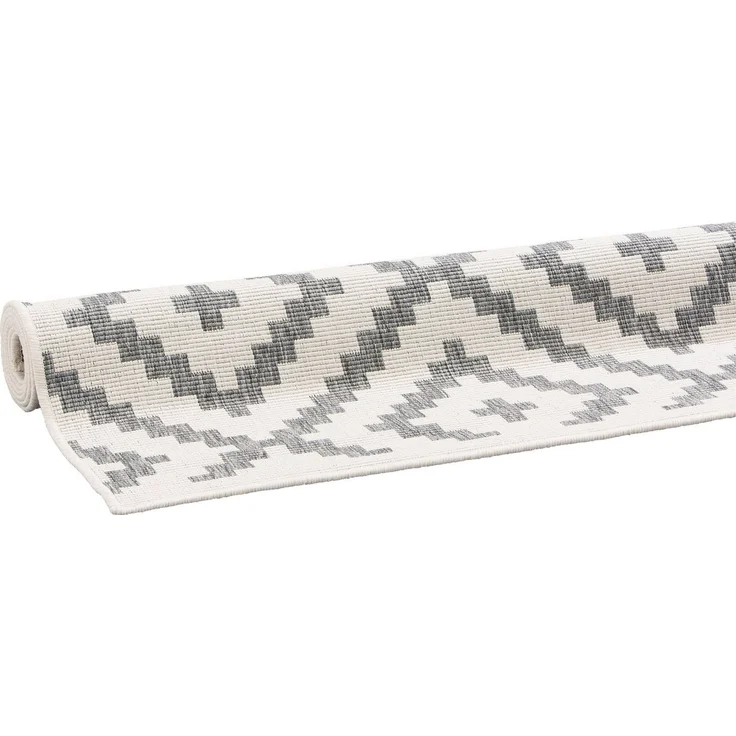 OTTO home Teppich Ronda Wendeteppich, rechteckig, Höhe: 5 mm, Sisal-Optik, Flachgewebe, In- und Outdoor, geometrisches Boho Design – Bild 2