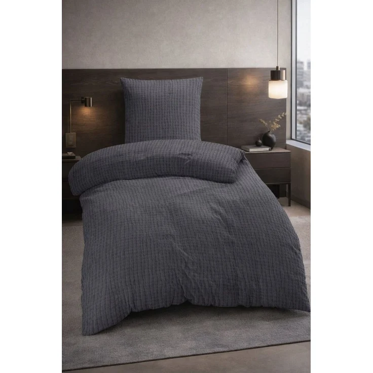 One Home Bettwäsche Musselin Malou, Musselin, 2 teilig, Komfort, weiche Baumwolle für Sommer und Winter geeignet – Bild 3