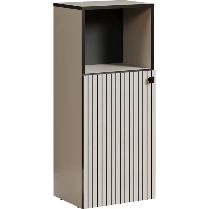 Badezimmer Kommode Bliss in grau 40 x 95 cm