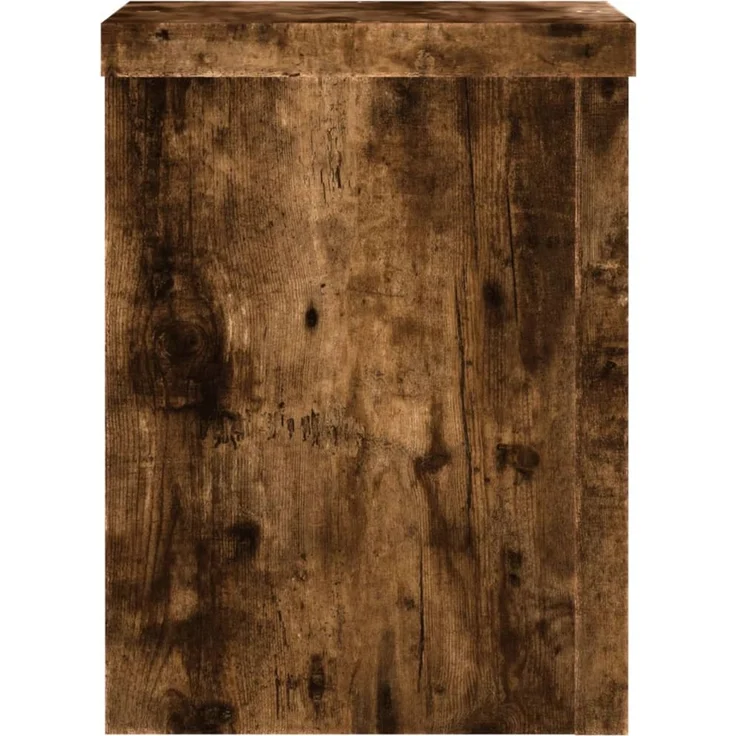 vidaXL Pflanzenständer 2 Stk. Räuchereiche 15x15x20 cm Holzwerkstoff 852892 – Bild 4